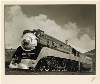 RITTASE, WILLIAM M. (1894-1968) Pair of locomotive images.